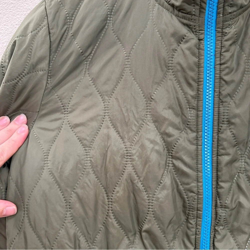 Nike Quilted Puffer Bomber Green‎ Jacket Women’s Medium